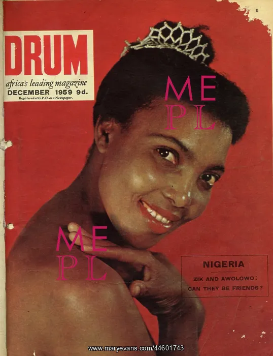 : Drum Magazine cover : Drum Magazine cover