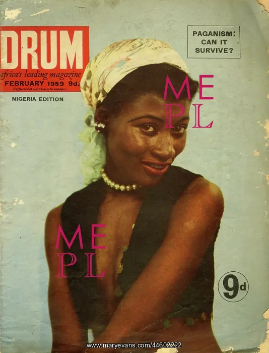 : Drum Magazine cover : Drum Magazine cover