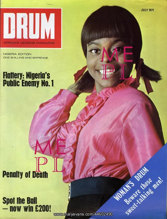 : Drum Magazine cover : Drum Magazine cover