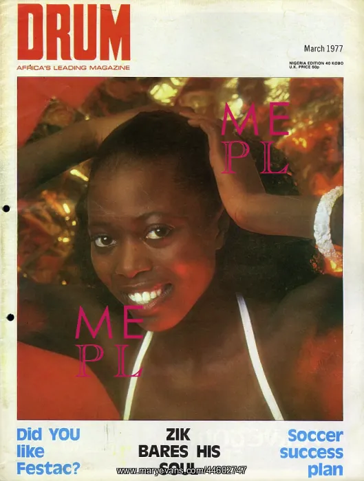 : Drum Magazine cover : Drum Magazine cover