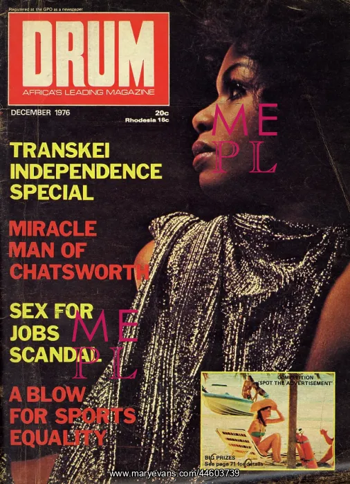 : Drum Magazine cover : Drum Magazine cover