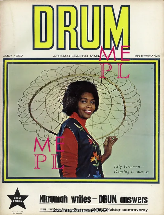 : Drum Magazine cover : Drum Magazine cover