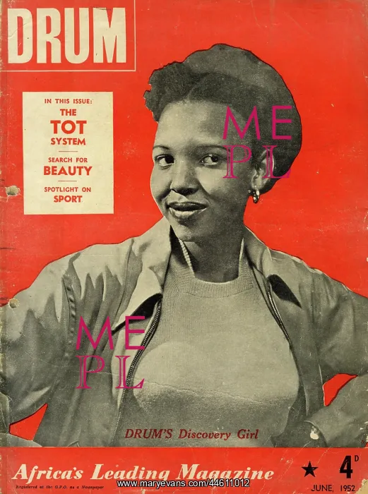 : Drum Magazine cover : Drum Magazine cover