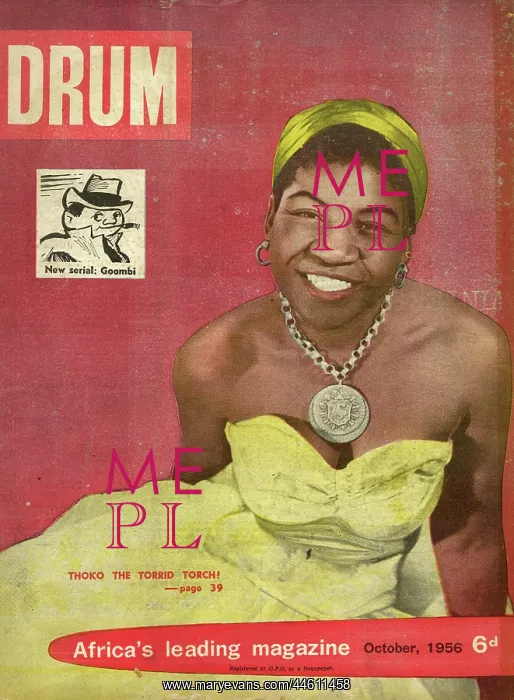 : Drum Magazine cover : Drum Magazine cover