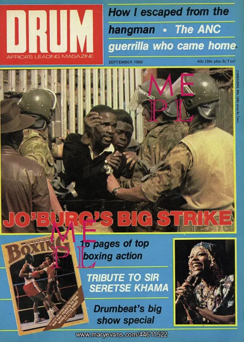 : Drum Magazine cover : Drum Magazine cover