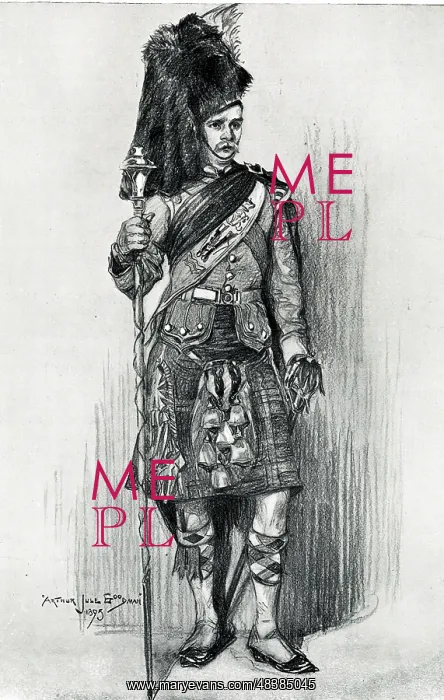 : Drum Major, Argyll and Sutherland 91st Highlanders : Drum Major, Argyll and Sutherland 91st Highlanders