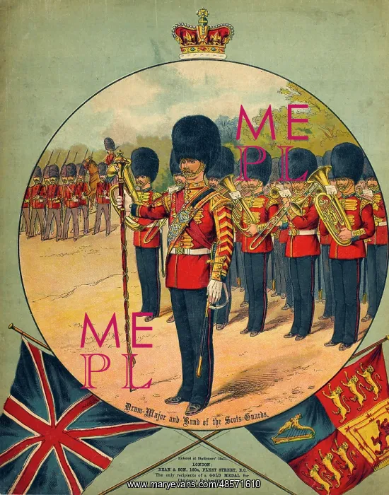 : Drum Major and Band of the Scots Guards : Drum Major and Band of the Scots Guards