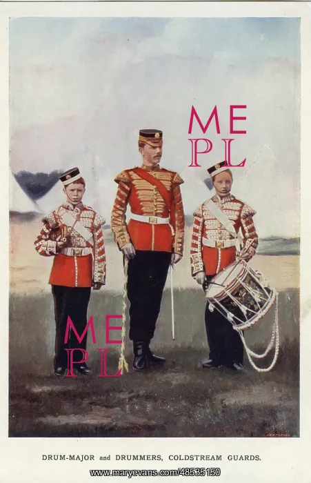  : Drum-Major and Drummers, Coldstream Guards