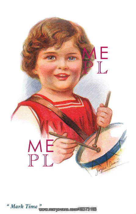  : Drummer. Young boy with a drum. Artist: Joyce Averill