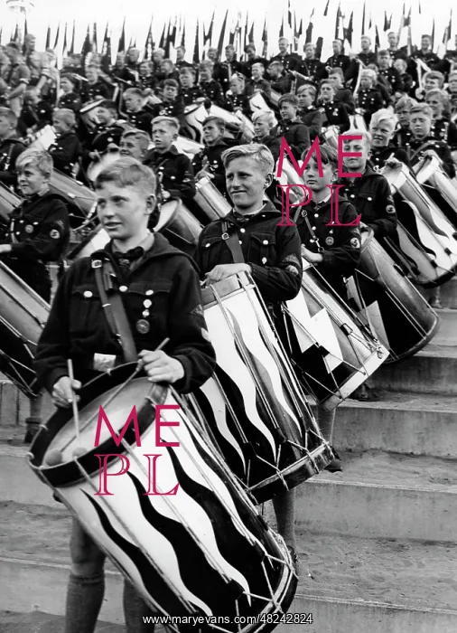 : Drummers of the Deutsches Jungvolk, 1935 : Drummers of the Deutsches Jungvolk, 1935