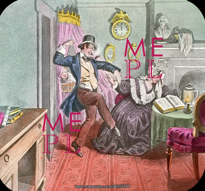 : The Drunkard's Career Temperance Movement Lantern : The Drunkard's Career Temperance Movement Lantern