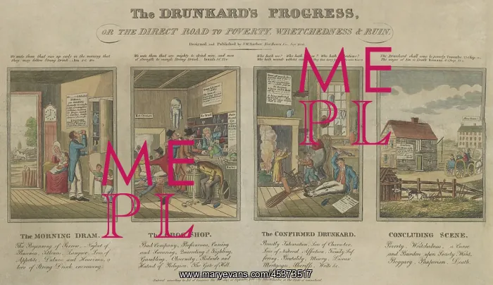 : The Drunkards Progress, or the Direct Road : The Drunkards Progress, or the Direct Road