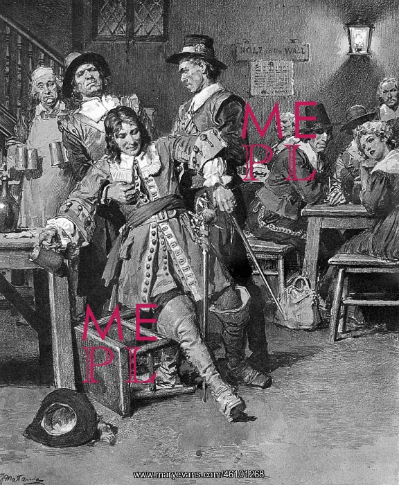: A drunken Claude Duval dragged from a pub by the police : A drunken Claude Duval dragged from a pub by the police