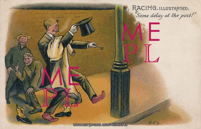 : Drunken man staggering home - about to hit lampost : Drunken man staggering home - about to hit lampost
