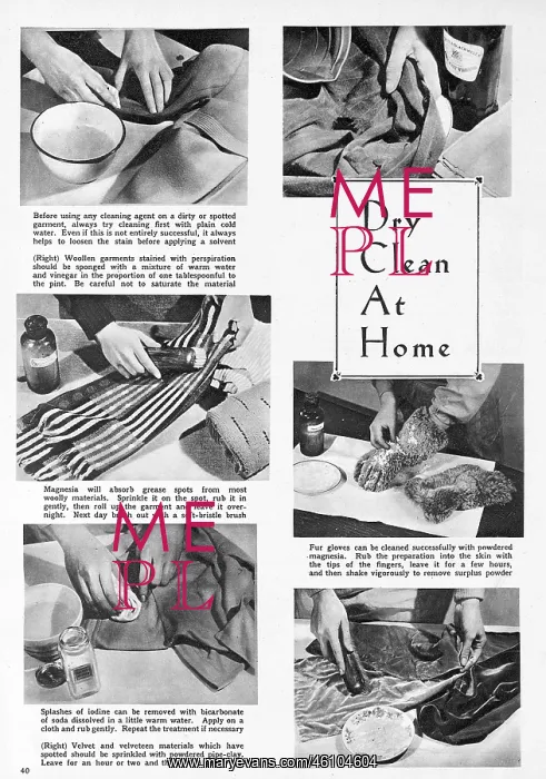 : Dry clean at home, 1943 : Dry clean at home, 1943
