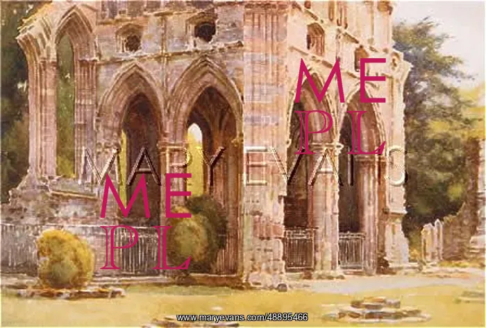 : DRYBURGH ABBEY C20 : DRYBURGH ABBEY C20