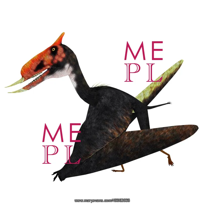 : Dsungaripterus pterosaur walking : Dsungaripterus pterosaur walking