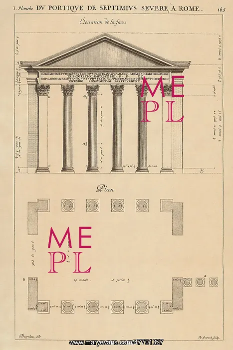  : Du Portique De Septimus Severe