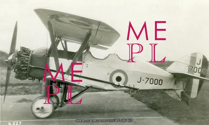 : Dual control Armstrong Whitworth Siskin III, J7000, whic : Dual control Armstrong Whitworth Siskin III, J7000, whic
