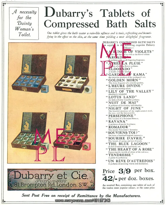 : Dubarry et Cie Advertisement : Dubarry et Cie Advertisement