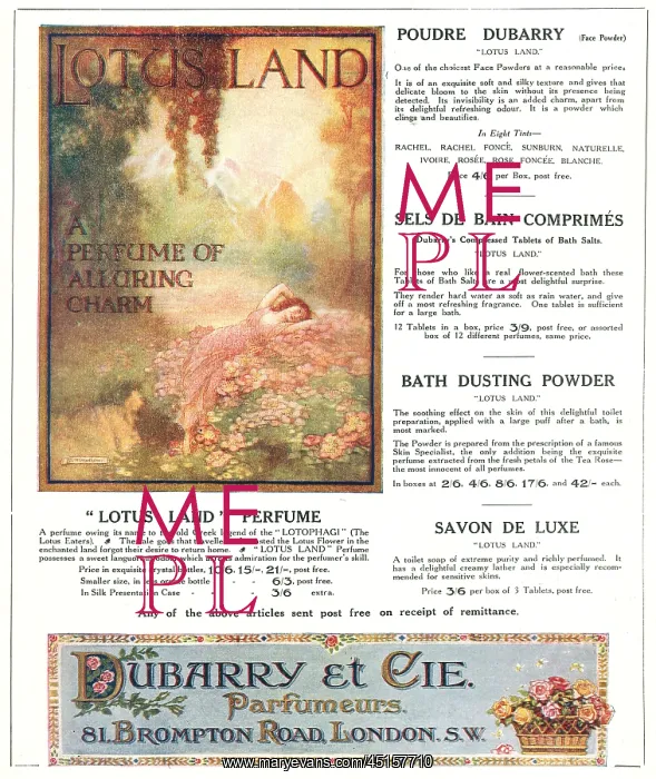 : Dubarry et Cie Advertisement : Dubarry et Cie Advertisement
