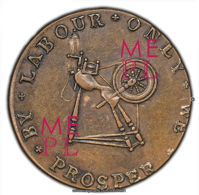 : Dublin House of Industry Halfpenny : Dublin House of Industry Halfpenny
