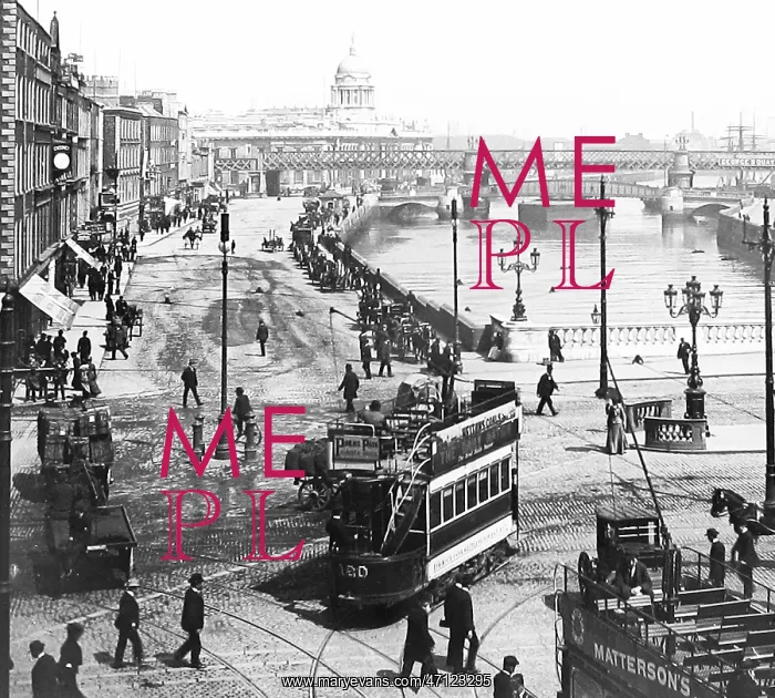  : Dublin O'Connell Bridge early 1900s