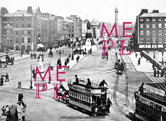 : Dublin O'Connell Street Victorian period : Dublin O'Connell Street Victorian period