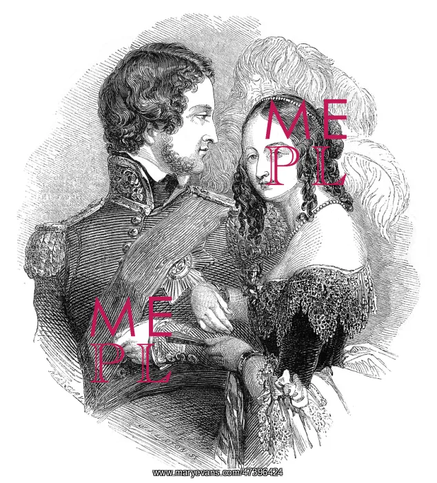 : DUC DE NEMOURS AND WIFE : DUC DE NEMOURS AND WIFE