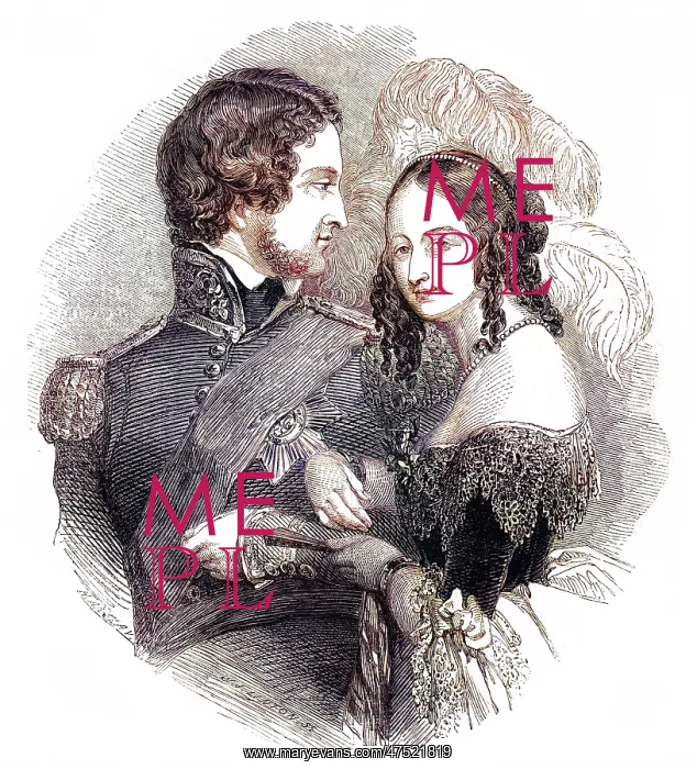 : DUC DE NEMOURS AND WIFE : DUC DE NEMOURS AND WIFE