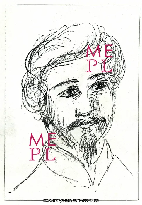 : Duc de Persigny, sketched by Napoleon III : Duc de Persigny, sketched by Napoleon III