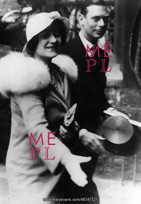: The ducal couple Elizabeth and George, ca. 1930 : The ducal couple Elizabeth and George, ca. 1930