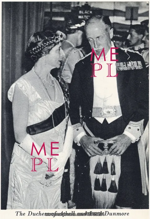 : Duchess of Atholl at the Caledonian Ball : Duchess of Atholl at the Caledonian Ball
