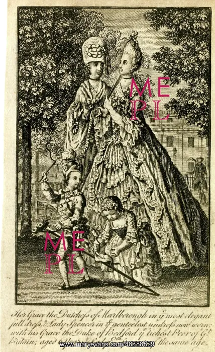 : Duchess of Marlborough and Lady Spencer : Duchess of Marlborough and Lady Spencer