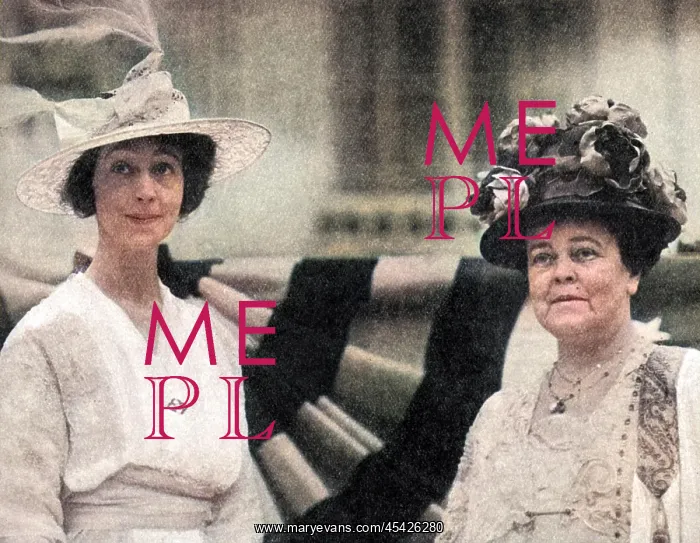 : Duchess of Marlborough & Mrs Belmont : Duchess of Marlborough & Mrs Belmont