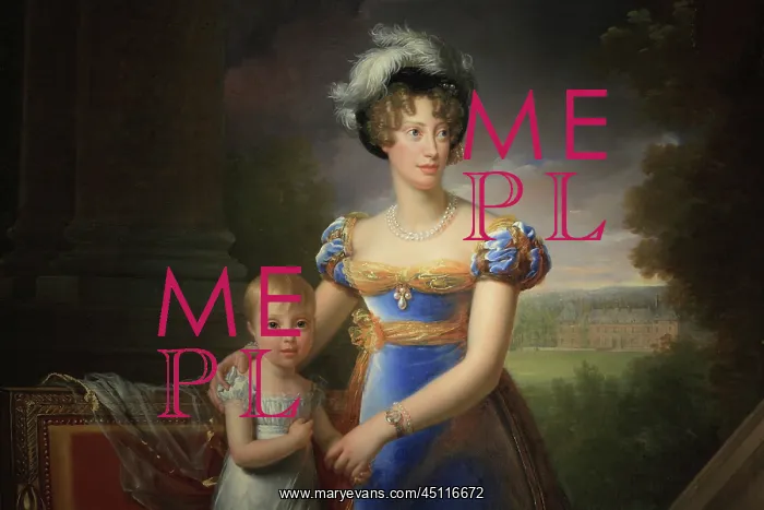 : Duchesse de Berry and Duc de Bordeaux, Chateau : Duchesse de Berry and Duc de Bordeaux, Chateau