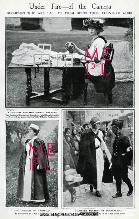 : Three duchesses doing war work, WW1 : Three duchesses doing war work, WW1