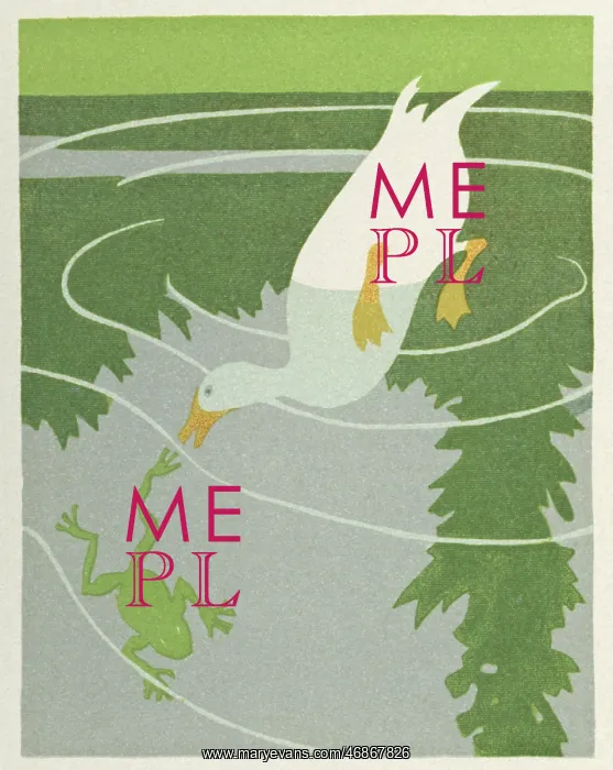  : A duck and a frog
