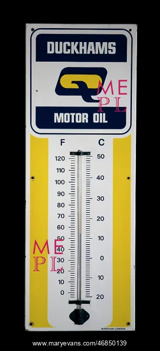 : Duckhams Motor Oil Thermometer : Duckhams Motor Oil Thermometer