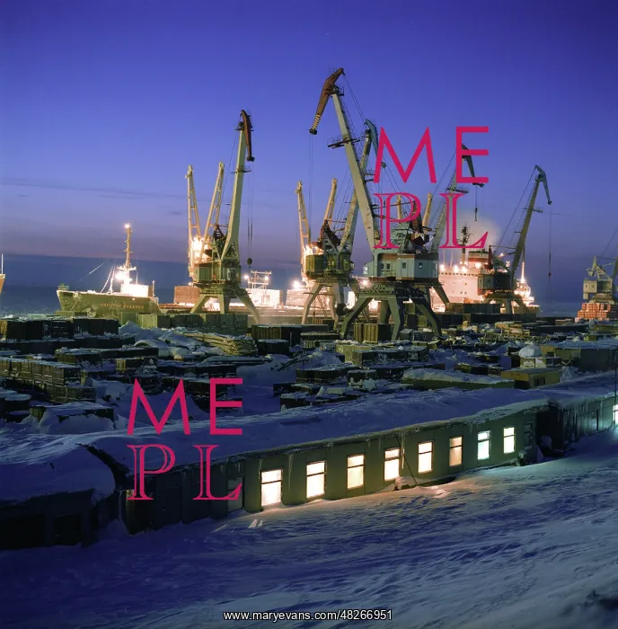 : Dudinka seaport, 1987 : Dudinka seaport, 1987