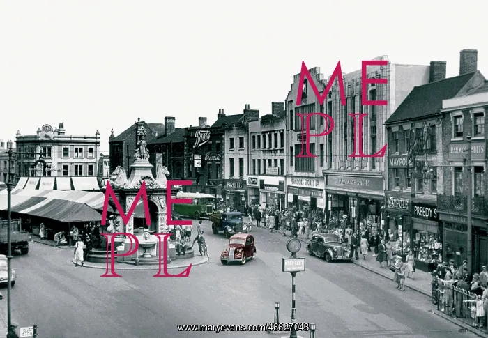  : Dudley, Market Place c1955