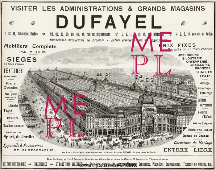 : DUFAYEL STORE, PARIS : DUFAYEL STORE, PARIS