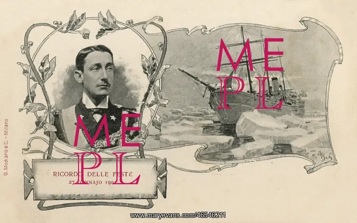 : Duke of Abruzzi and Ship Stella Polari : Duke of Abruzzi and Ship Stella Polari