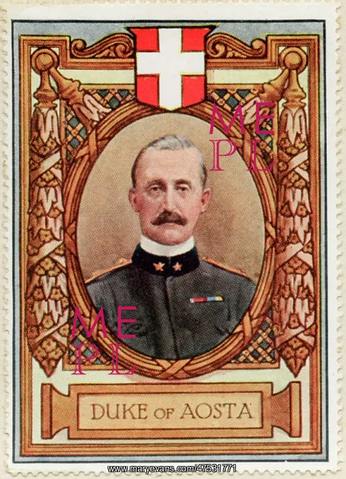 : Duke of Aosta / Stamp : Duke of Aosta / Stamp