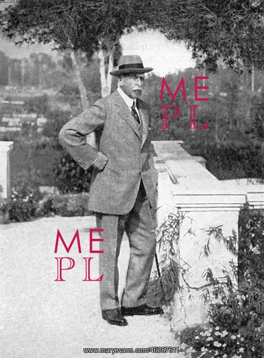 : The Duke of Connaught at the Villa Bruyeres, Nice, 1922 : The Duke of Connaught at the Villa Bruyeres, Nice, 1922
