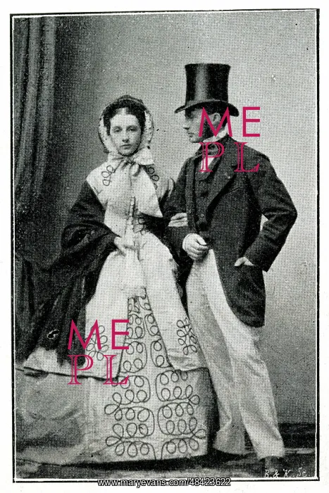 : Duke and Duchess of Cadore in a studio photo : Duke and Duchess of Cadore in a studio photo
