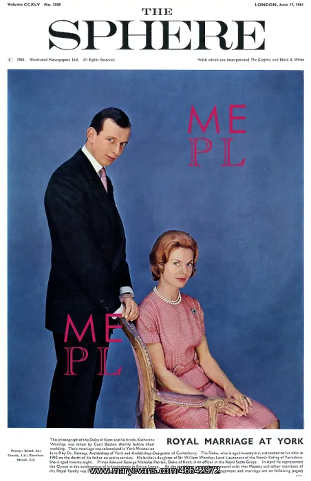 : Duke and Duchess of Kent - Sphere front cover : Duke and Duchess of Kent - Sphere front cover