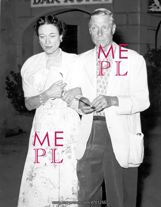 : Duke & Duchess of Windsor in Genoa, Italy : Duke & Duchess of Windsor in Genoa, Italy