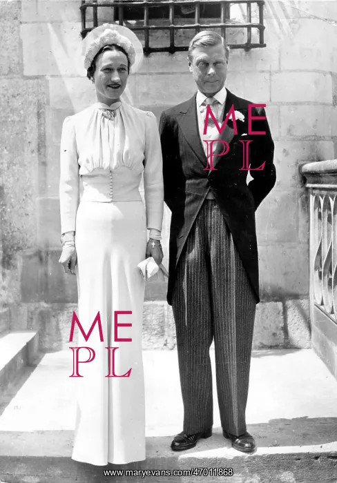 : Duke & Duchess of Windsor on their wedding day : Duke & Duchess of Windsor on their wedding day