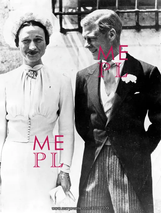 : Duke & Duchess of Windsor on their wedding day : Duke & Duchess of Windsor on their wedding day